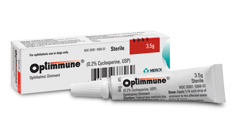 OPTIMMUNE OPHTHALMIC OINTMENT Merck Animal Health USA