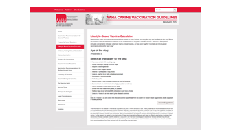 AAHA Vaccine Guidelines | Merck Animal Health USA