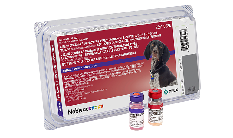 NOBIVAC Canine 1 DAPPvL2 Cv Merck Animal Health USA