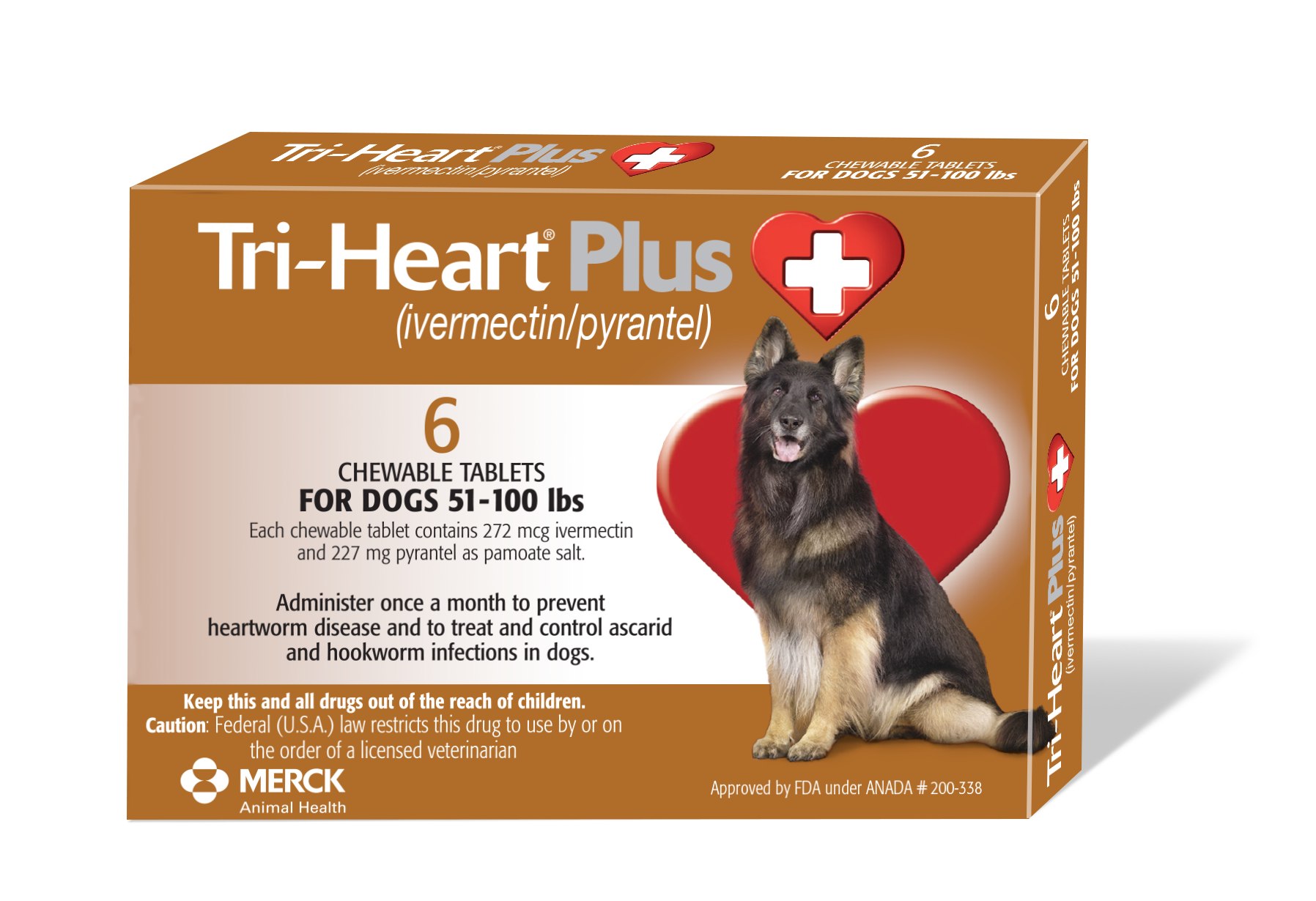 TRIHEART® PLUS Chewable Tablets (ivermectin/pyrantel) Merck Animal
