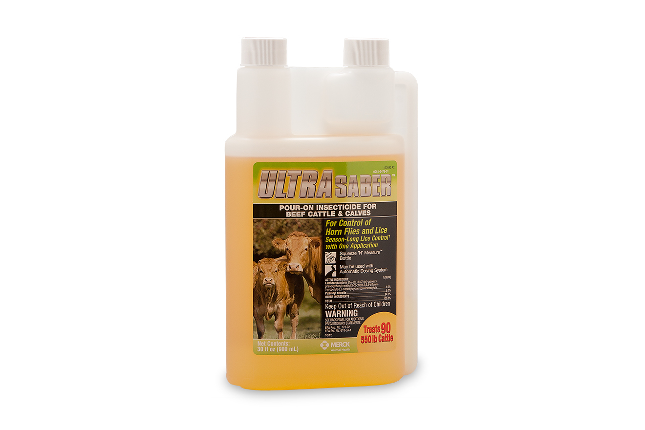 ULTRA SABER™ POUR-ON INSECTICIDE for Beef Cattle and Calves