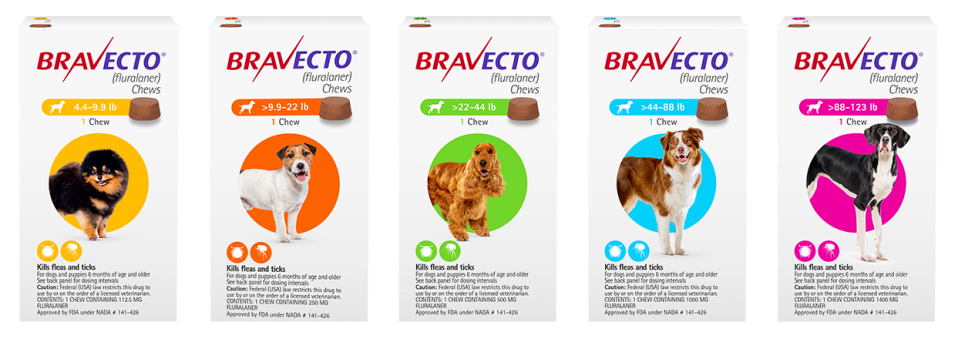 Buy Bravecto Topical For X-Small Dogs (4.4 - 9.9 Lbs) Yellow 1 Dose